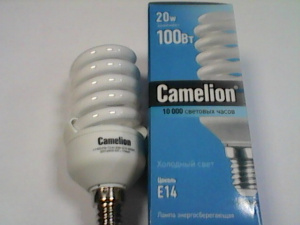 Лампа Camelion LH20-FS-T2-M/842/E14