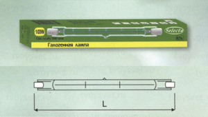 Лампа J 78 150W 220V R7s Selecta