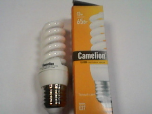 Лампа Camelion LH13-FS-T2-M/827/E27