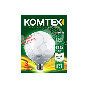 Лампа СДЛ-Ш120-15-220-840-270-E27 Эксперт КОМТЕХ
