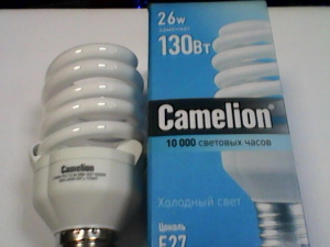 Лампа Camelion LH26-FS-T2-M/842/E27