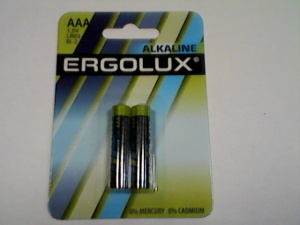 Э/п LR03 Alkaline BL-2 Ergolux