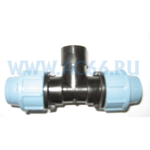 Unidelta Тройник ВР 20х1/2"х20 Италия