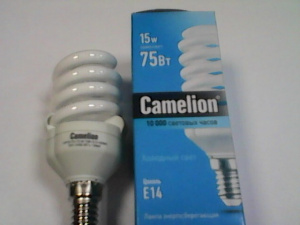Лампа Camelion LH15-FS-T2-M/842/E14