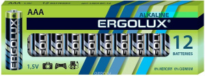 Э/п LR03 ERGOLUX Alkaline (BP12+ВР24) ААА