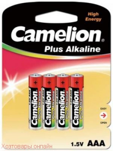 Э/п Camelion LR03 Plus Alkaline BL4 (ААА) 