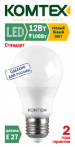 Лампа СДЛп-Г65-12-220-840-270-E27 Стандарт КОМТЕХ
