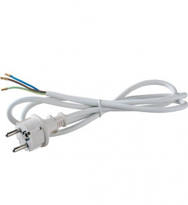 S-LR4 white  Провод с универс. вилкой 1,5 м.