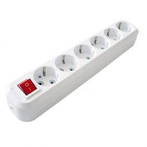 Колодка S306 Universal (6-гн ) с выкл.