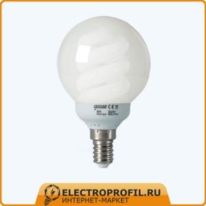 Лампа GAUSS шар   13W 4200 E14 энергосб.
