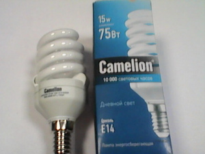 Лампа Camelion LH15-FS-T2-M/864/E14