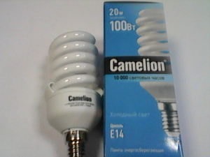 Лампа Camelion LH20-FS-T2-M/842/E14