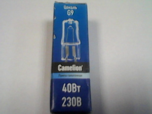 Лампа G9 40W 220V CL CAMELION Camelion 5553