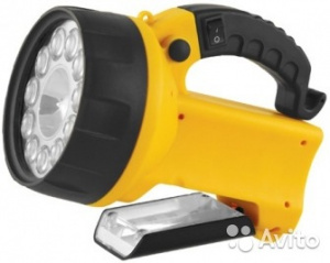 Фонарь UltraFlash 3753 LED диод+галог.лампа