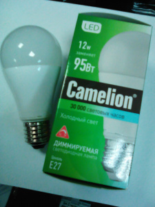 Лампа LED12-A60-D/845/E27 Camelion