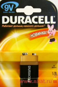 Э/п Duracell 6LR61 BL1