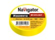 Изолента ПВХ 15мм (рул.20м) жел. Navigator