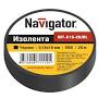 Изолента ПВХ 19мм (рул.20м) черн. Navigator 