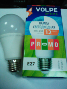 Лампа LED-A60-12W/NW/E27/FR/O Optima Volpe