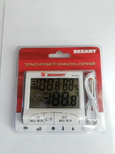 Термогигрометр комнатно-уличный REXANT
