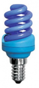 Лампа Spiral 12W E14 blue  Ecola