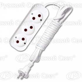 Удлинитель 3х3м У6-639 ШВВП 2х0.75 UNIVersal 9631933