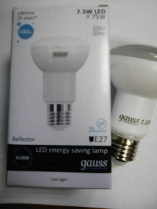 Лампа Led R63 Elementary 7,5W E27 4100K Gauss